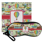 Vintage Transportation Eyeglass Case & Cloth (Personalized)