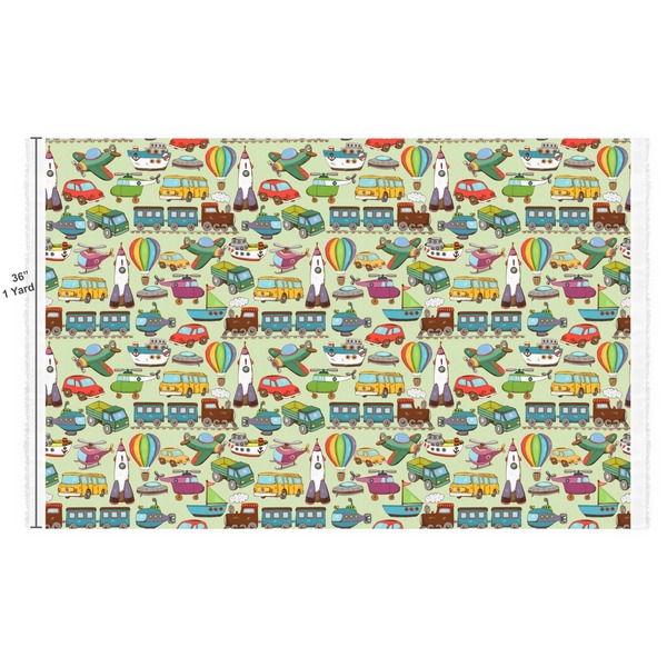 Vintage Transportation Fabric Full Yard