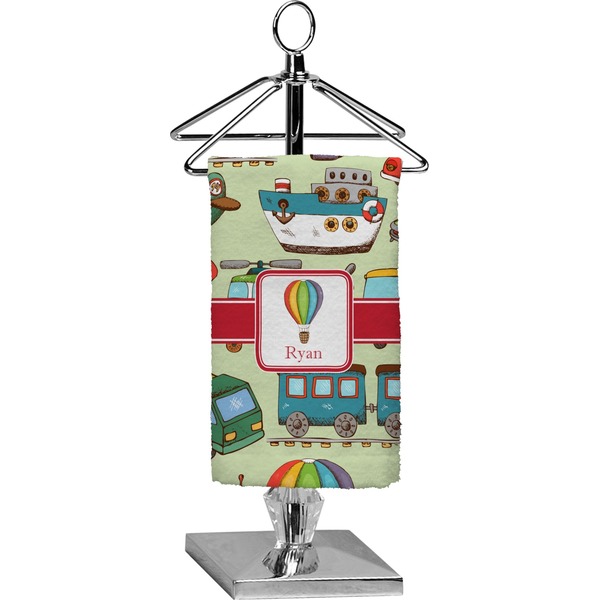 Custom Vintage Transportation Finger Tip Towel - Full Print (Personalized)