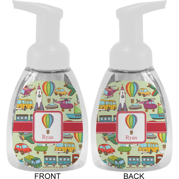 Vintage Transportation Foam Soap Bottle Approval - White