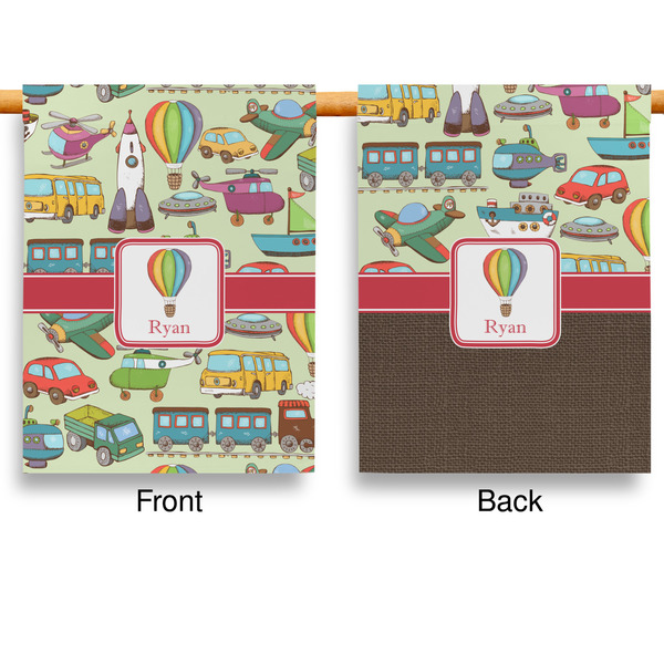 Vintage Transportation Garden Flags - Large - Double Sided - APPROVAL