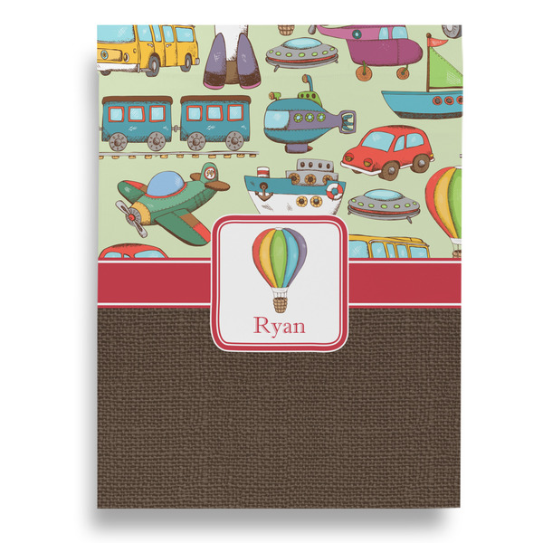 Vintage Transportation Garden Flags - Large - Double Sided - BACK