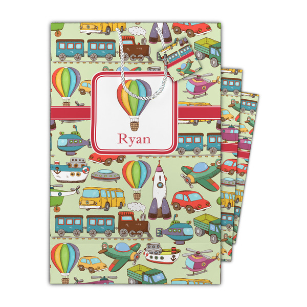 Vintage Transportation Gift Bags - Parent/Main