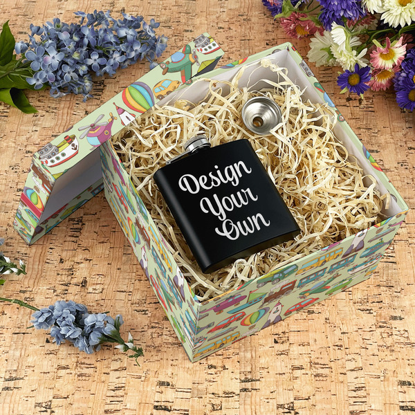 Vintage Transportation Gift Boxes with Lid - Canvas Wrapped - X-Large - In Context