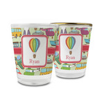 Vintage Transportation Glass Shot Glass - 1.5 oz (Personalized)