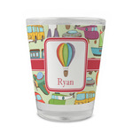 Vintage Transportation Glass Shot Glass - 1.5 oz - Set of 4 (Personalized)