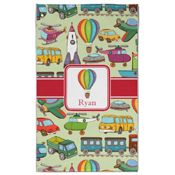 Vintage Transportation Golf Towel - Poly-Cotton Blend w/ Name or Text