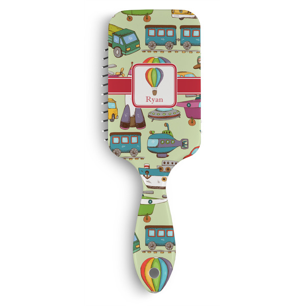 Custom Vintage Transportation Hair Brushes (Personalized)