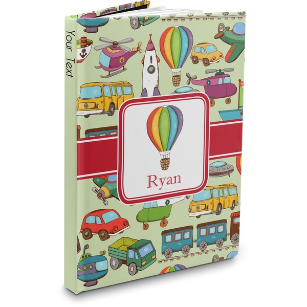 Custom Vintage Transportation Hardbound Journal - 5.75" x 8" (Personalized)