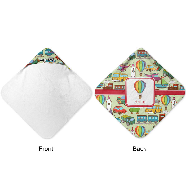 Vintage Transportation Hooded Baby Towel- Approval