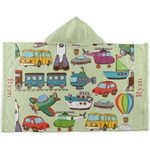 Vintage Transportation Kids Hooded Towel (Personalized)
