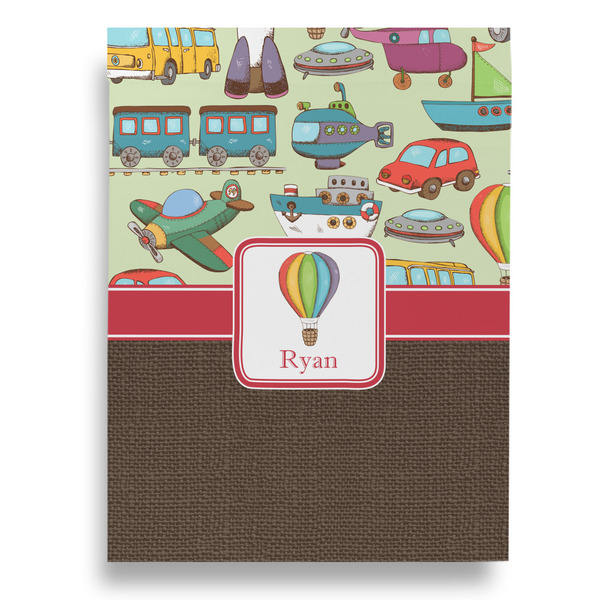 Vintage Transportation House Flags - Double Sided - BACK