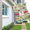 Vintage Transportation House Flags - Double Sided - LIFESTYLE