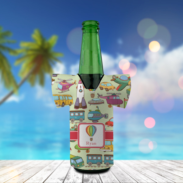 Vintage Transportation Jersey Bottle Cooler - LIFESTYLE