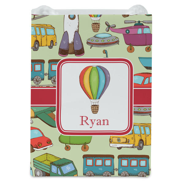 Vintage Transportation Jewelry Gift Bag - Matte - Front