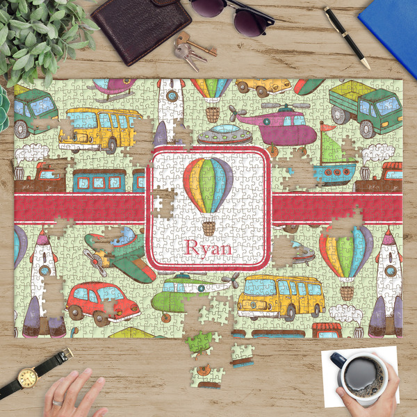 Vintage Transportation Jigsaw Puzzle 1014 Piece - In Context