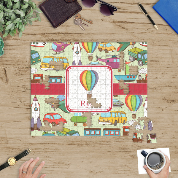 Vintage Transportation Jigsaw Puzzle 500 Piece - In Context