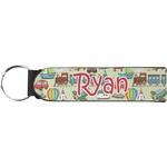 Vintage Transportation Neoprene Keychain Fob (Personalized)