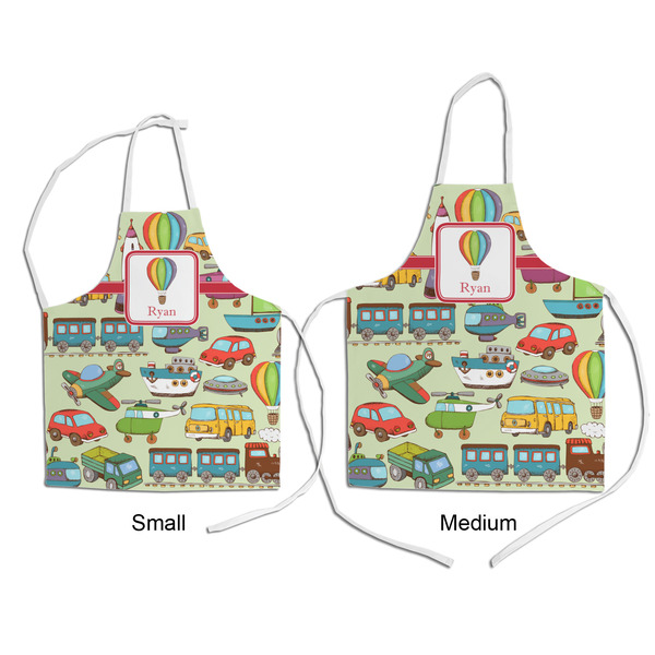 Vintage Transportation Kid's Aprons - Comparison