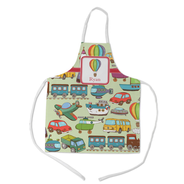 Custom Vintage Transportation Kid's Apron - Medium (Personalized)