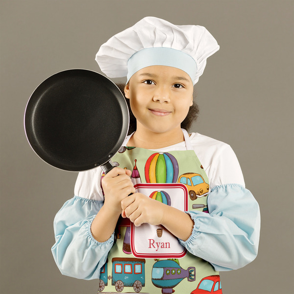 Vintage Transportation Kid's Aprons - Medium - Lifestyle