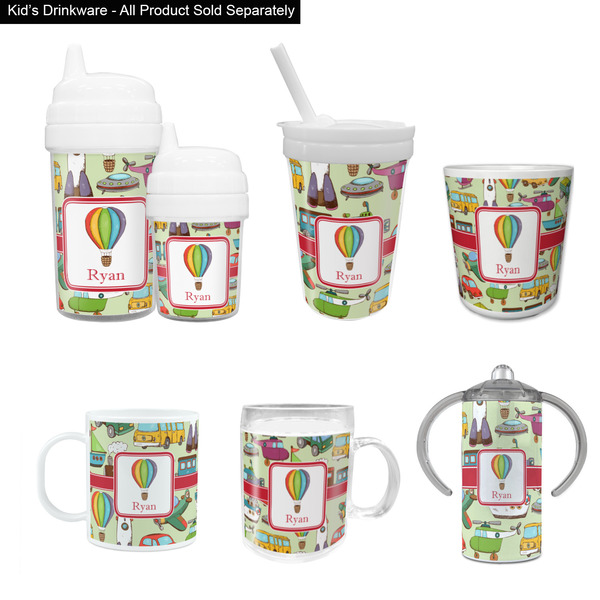 Vintage Transportation Kid's Drinkware - Customized & Personalized
