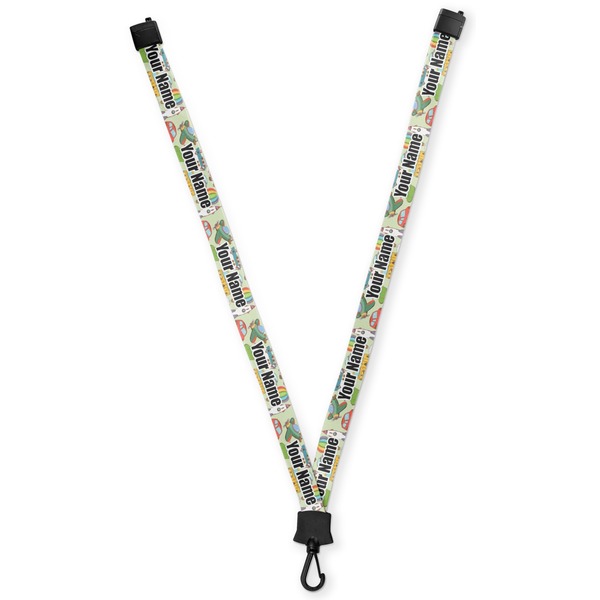 Custom Vintage Transportation Lanyard (Personalized)