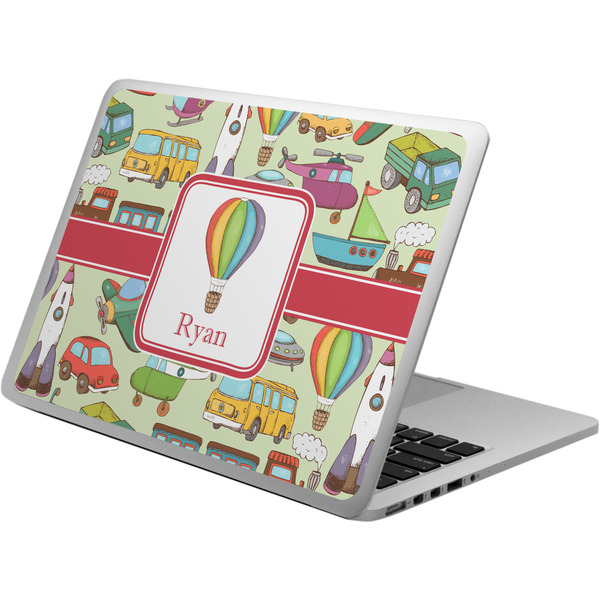 Custom Vintage Transportation Laptop Skin - Custom Sized w/ Name or Text