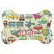 Vintage Transportation Bone Shaped Dog Food Mat (Large) (Personalized)