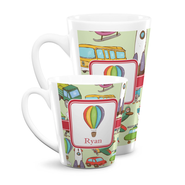 Vintage Transportation Latte Mugs Main