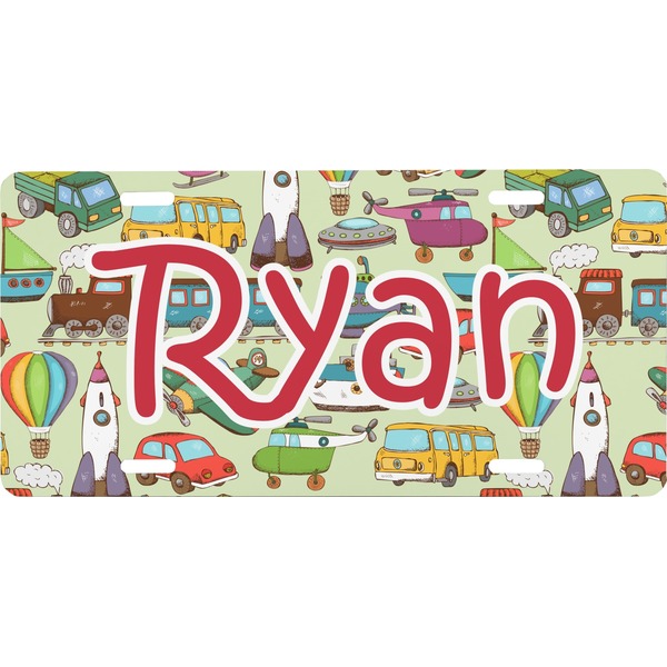 Custom Vintage Transportation Front License Plate (Personalized)