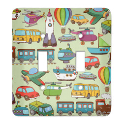 Vintage Transportation Light Switch Cover (2 Toggle Plate)