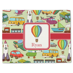 Vintage Transportation Single-Sided Linen Placemat - Single w/ Name or Text