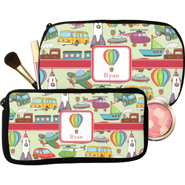 Vintage Transportation Makeup / Cosmetic Bags (Select Size)