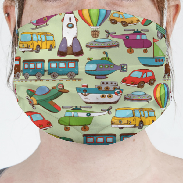 Custom Vintage Transportation Face Mask Cover