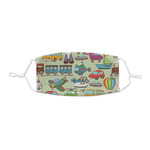 Vintage Transportation Kid's Cloth Face Mask - XSmall