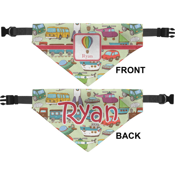 Vintage Transportation Medium Dog Bandana Approval