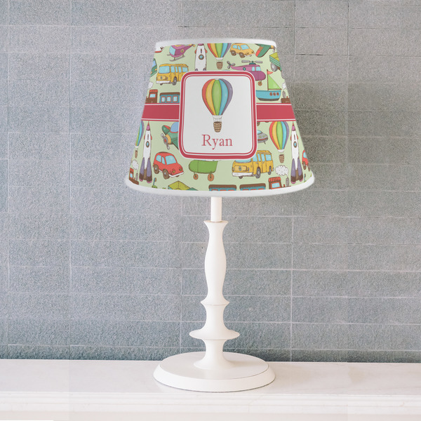 Vintage Transportation Poly Film Empire Lampshade - Lifestyle