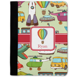 Vintage Transportation Notebook Padfolio w/ Name or Text