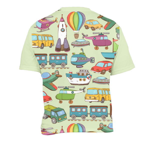 Vintage Transportation Men's Crew Neck T Shirt Medium - Back