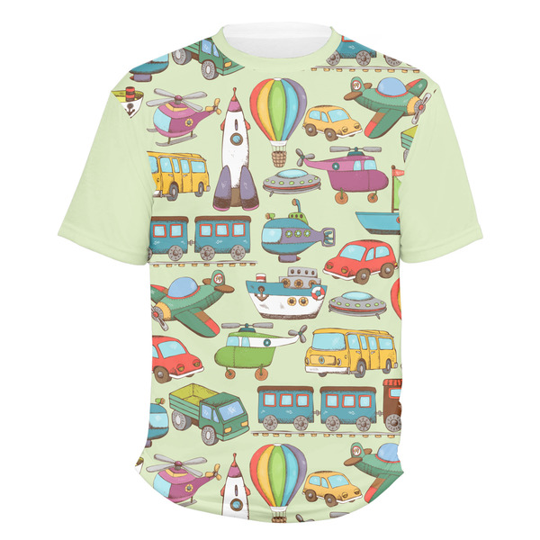 Custom Vintage Transportation Men's Crew T-Shirt