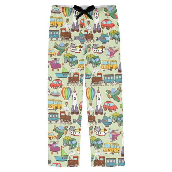 Custom Vintage Transportation Mens Pajama Pants - XL