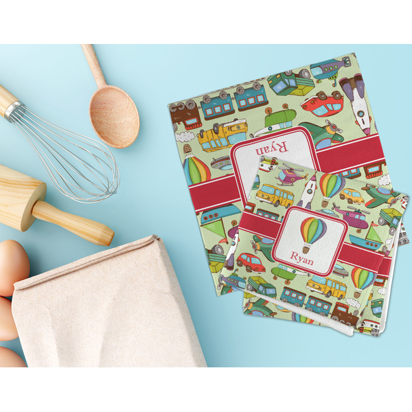 Vintage Transportation Microfiber Dish Rag - LIFESTYLE