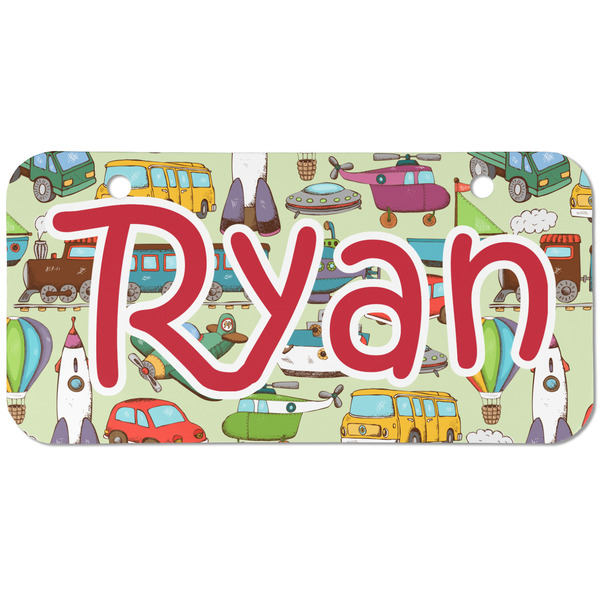 Vintage Transportation Mini Bicycle License Plate - Two Holes