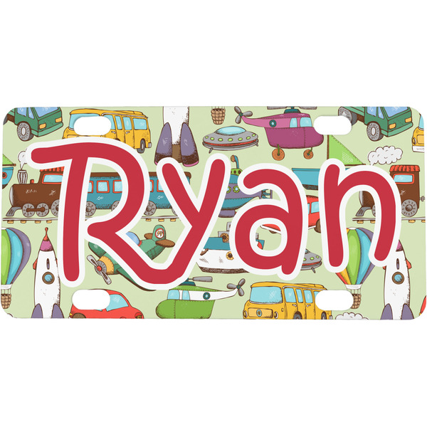 Custom Vintage Transportation Mini / Bicycle License Plate (4 Holes) (Personalized)