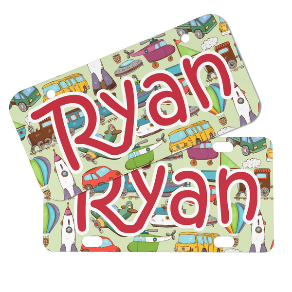 Vintage Transportation Mini License Plates - MAIN (4 and 2 Holes)