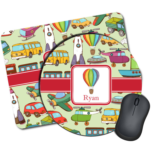 Custom Vintage Transportation Mouse Pad (Personalized)