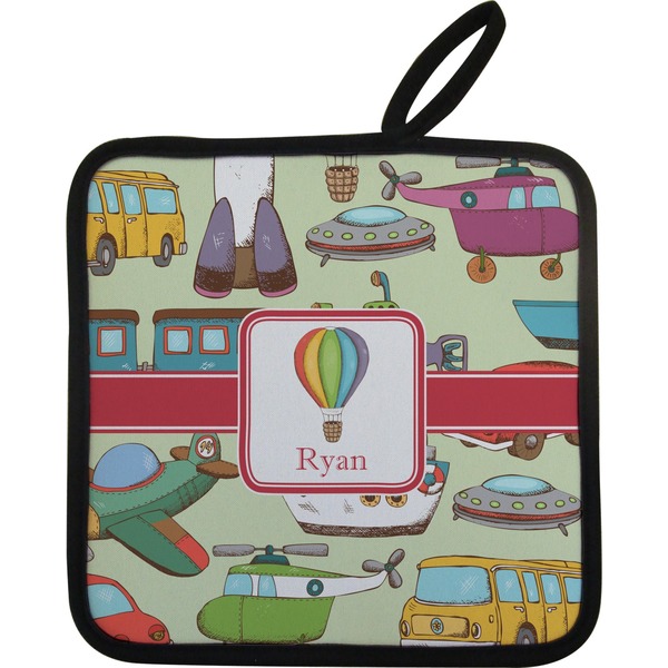 Vintage Transportation Neoprene Pot Holder