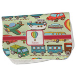 Vintage Transportation Burp Cloth - Fleece w/ Name or Text