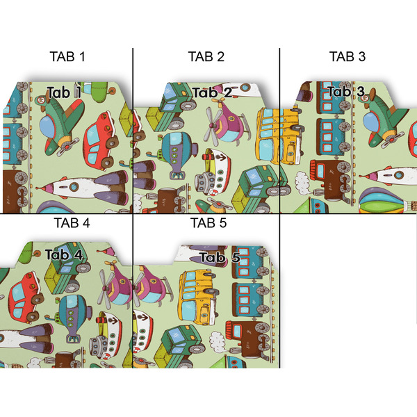 Vintage Transportation Page Dividers - Set of 5 - Approval